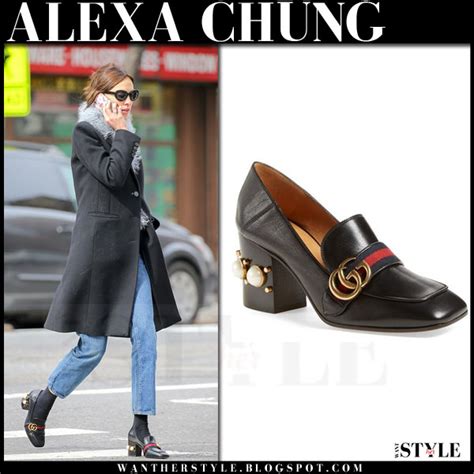 alexa chung gucci shoes|Alexa chung clothing.